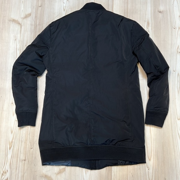 Solid Homme (Wooyoungmi) Long Black Bomber Jacket - Picture 7 of 12